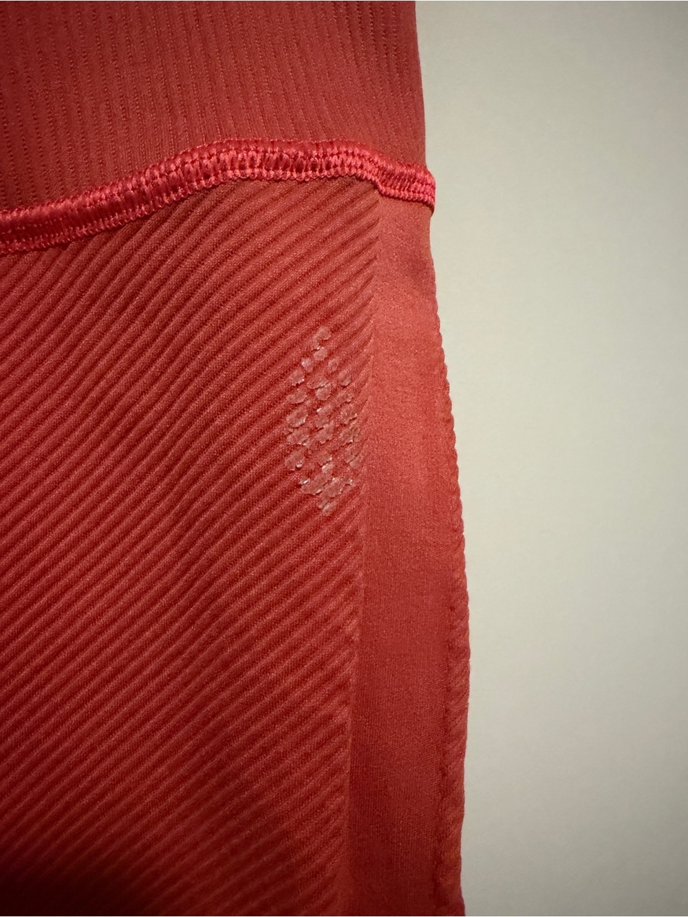 FP Movement by Free People Fiery Red High-Waist Seamless Leggings - Picture 3 of 9